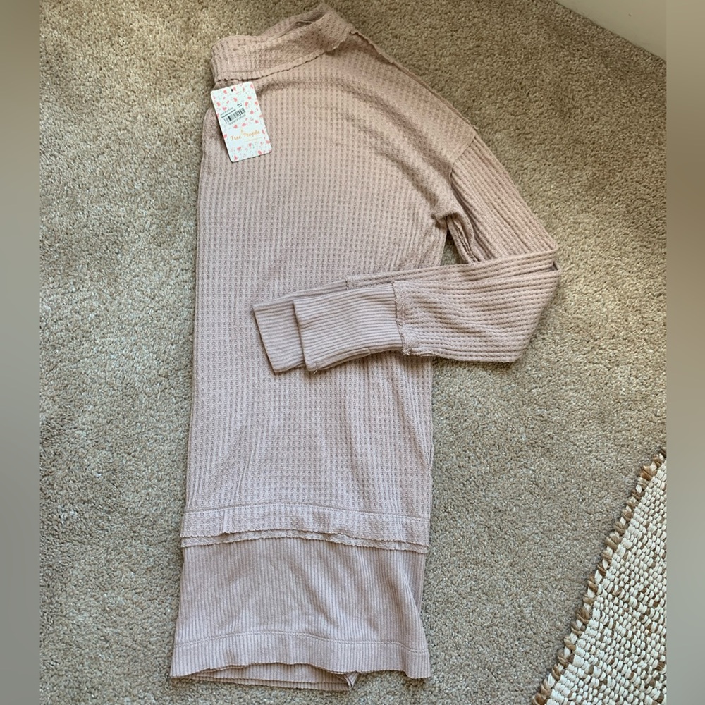 Free people sand colored sweater